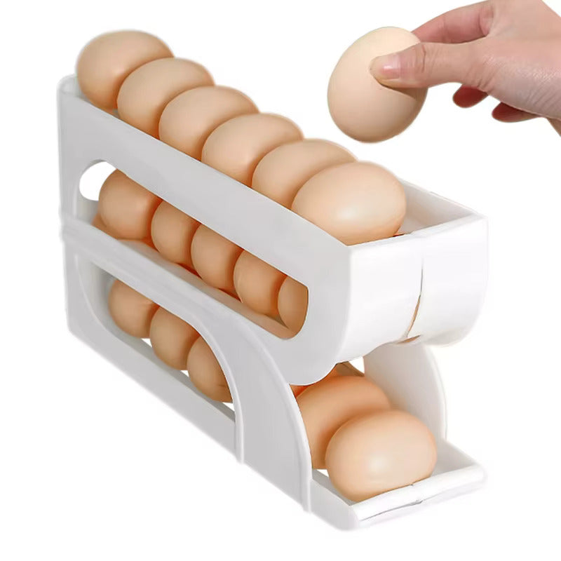 Egg Storage Automatic Scrolling Egg Holder