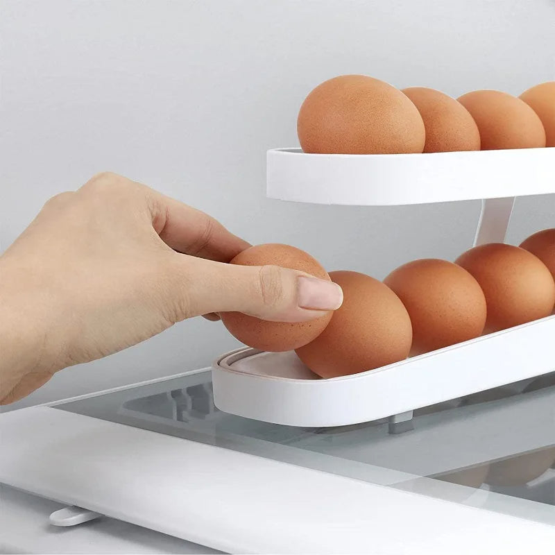 Egg Storage Automatic Scrolling Egg Holder