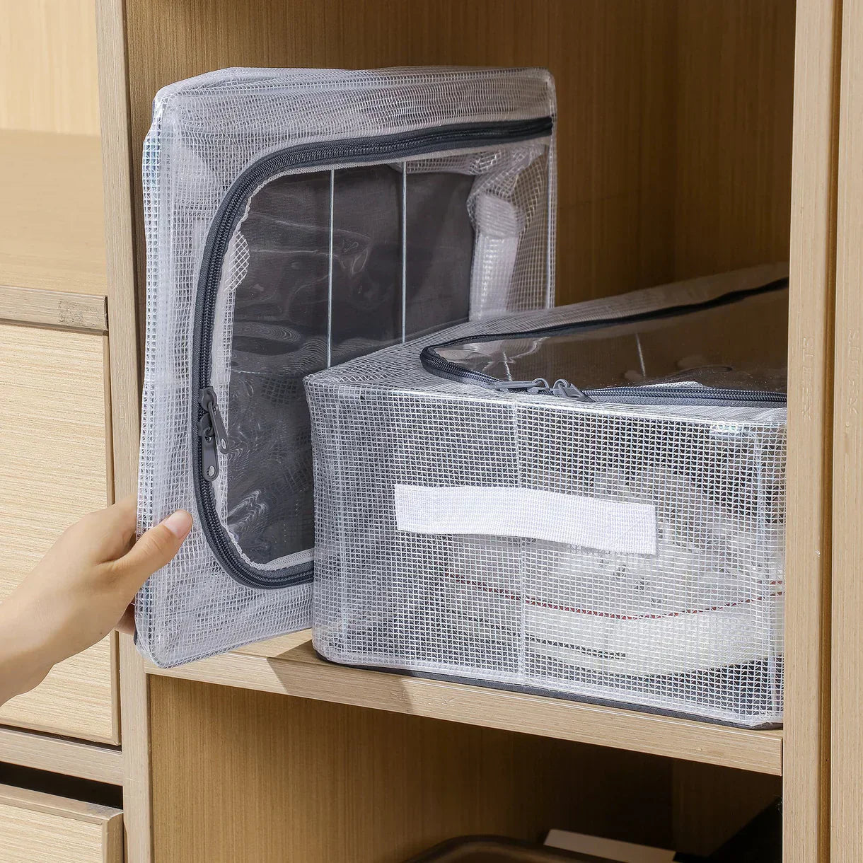 Clear Foldable Shoe Storage Bag - Large (60 CM)