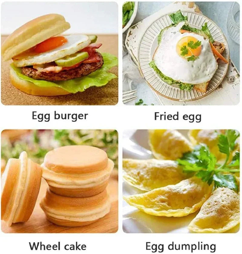4 Hole Stone Non-stick Egg Ham Pot
