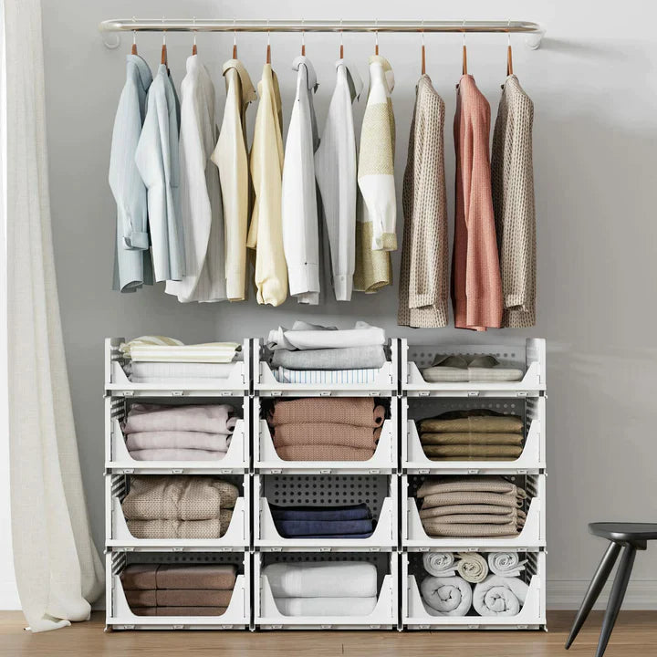 Lifevy Foldable and Stackable Drawer Organizer