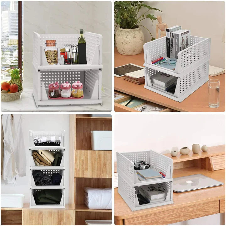 Lifevy Foldable and Stackable Drawer Organizer