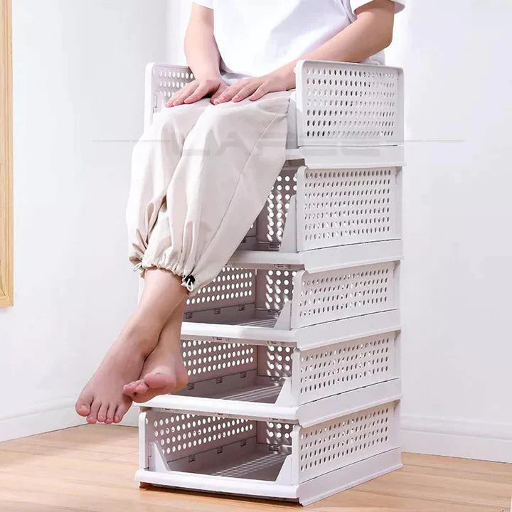 Lifevy Foldable and Stackable Drawer Organizer