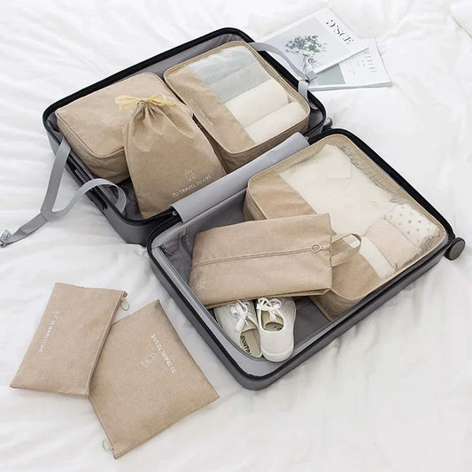 Packing Cubes for Travel (6 Piece Set)