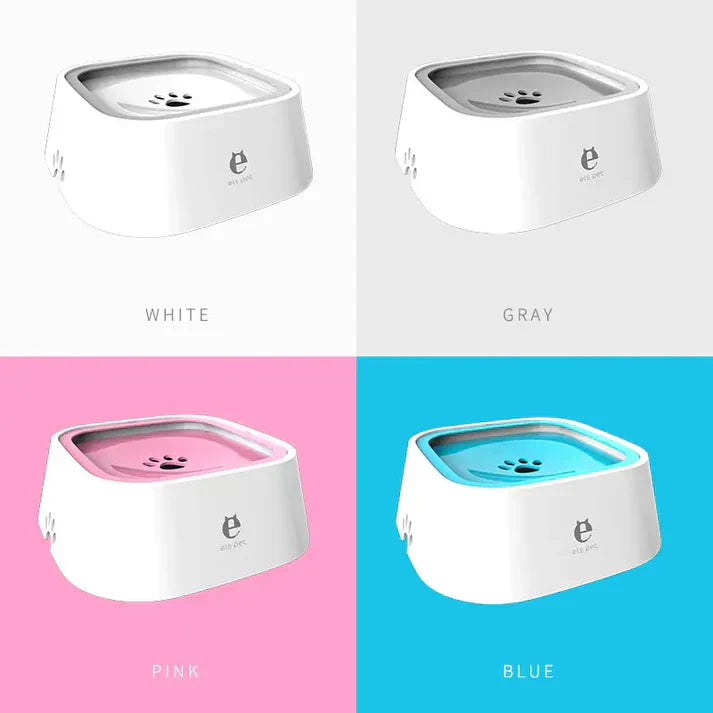 Non Spill, Anti-Overflow Pet Bowl