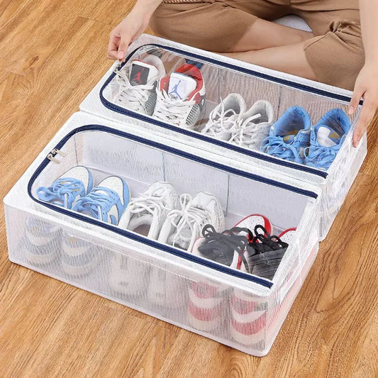 PVC Foldable Shoe Storage Bags (Large Size)