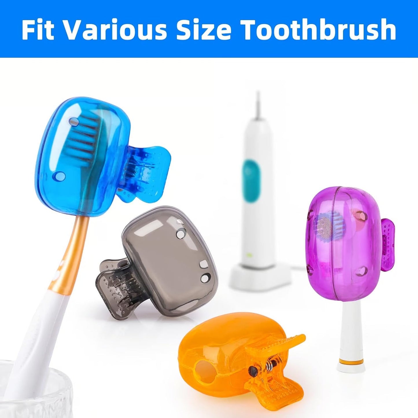 Travel Toothbrush Head Cover Case
